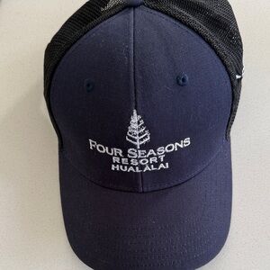Four Seasons Resort Hualālai Navy Mesh-Back Baseball Cap